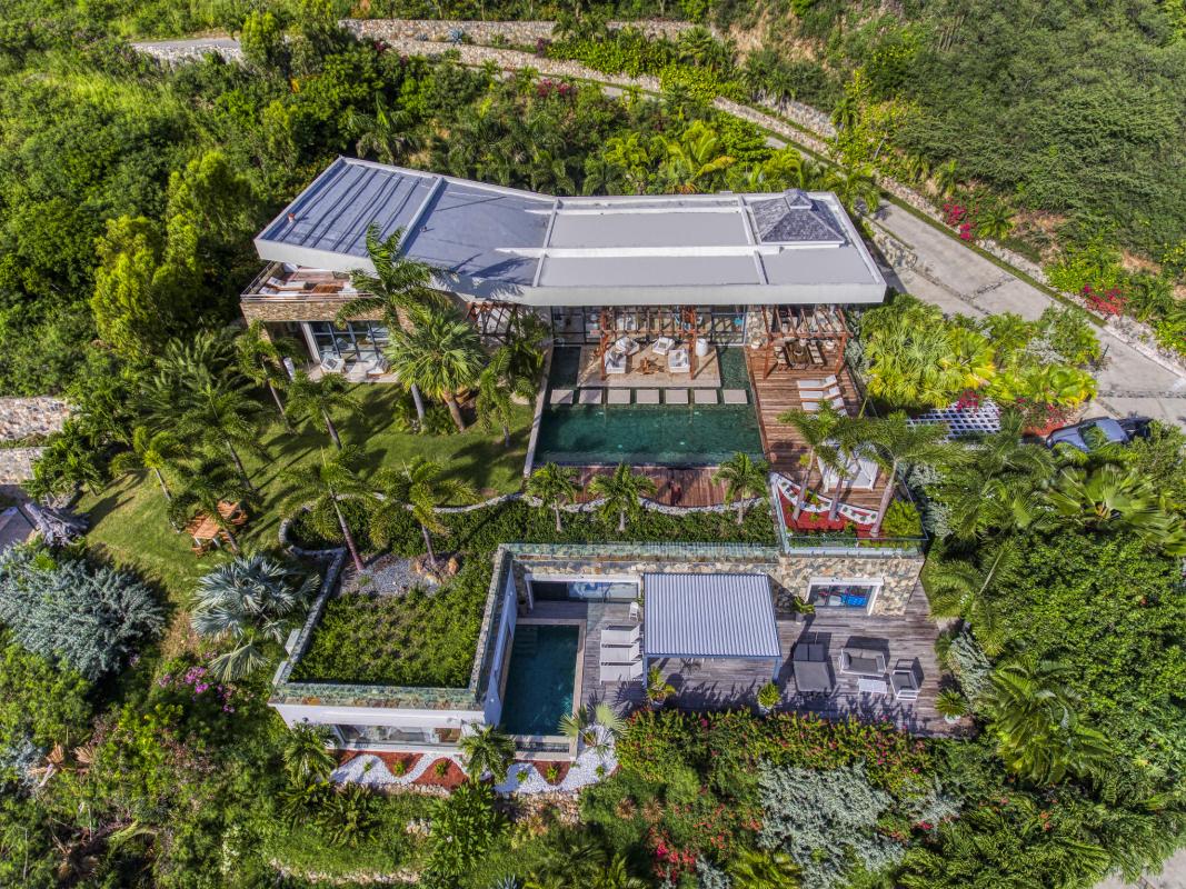 Location villa Saint Martin Indigo Bay - Villa 4 chambres 8 personnes - vue mer - Piscine - Villa de luxe (8)
